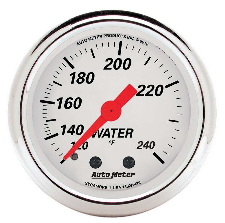 Traditional incandescent lighting illuminates around the perimeter of the dial - 616 Auto Parts