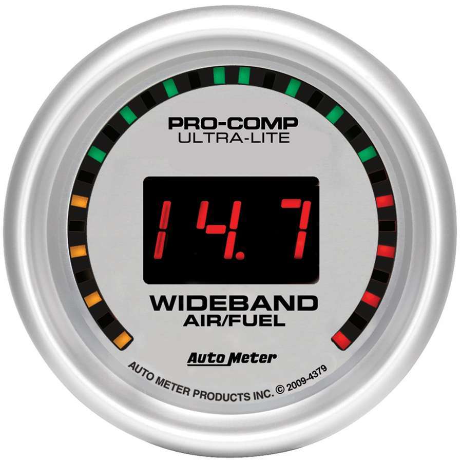 GAUGE, AIR/FUEL RATIO-WIDEBAND, STREET, 2 1/16", 10:1-17:1, DIGITAL, ULTRA-LITE - 616 Auto Parts