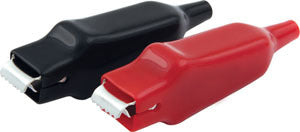 Alligator Clamps Red & Black (Pair) - 616 Auto Parts
