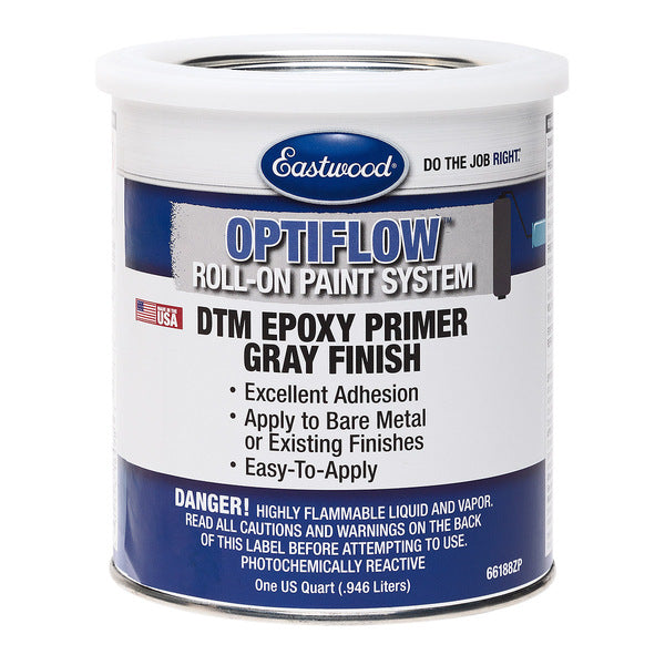 Eastwood Optiflow Roll-On Epoxy Primer Gray - Quart - 616 Auto Parts