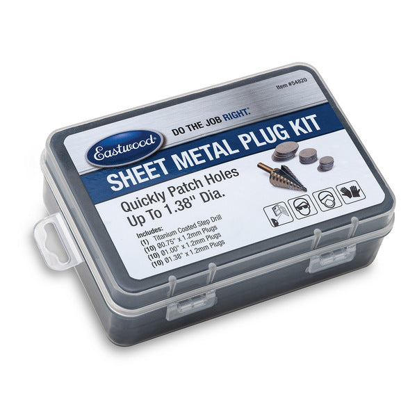 Eastwood Sheet Metal Plug Hole Patch Kit - 616 Auto Parts
