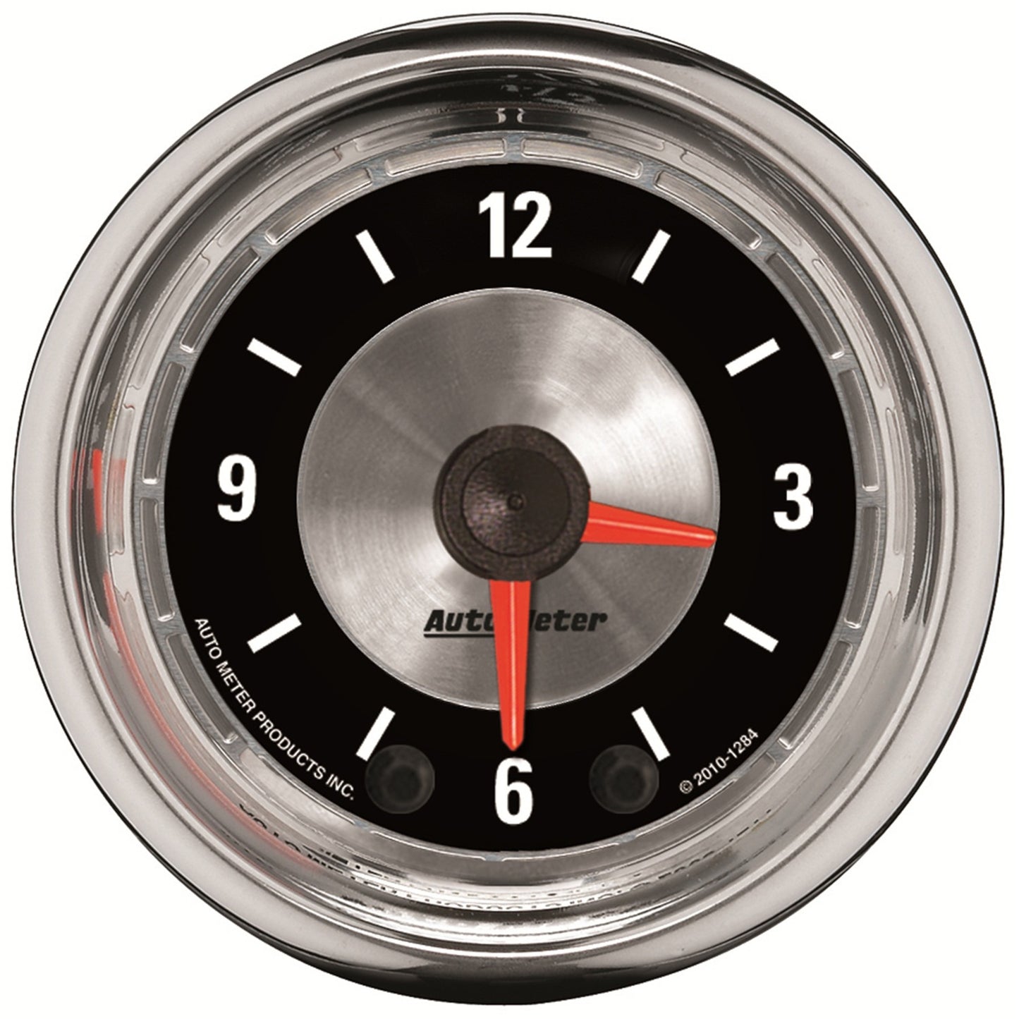 GAUGE, CLOCK, 2 1/16", 12HR, ANALOG, AMERICAN MUSCLE - 616 Auto Parts