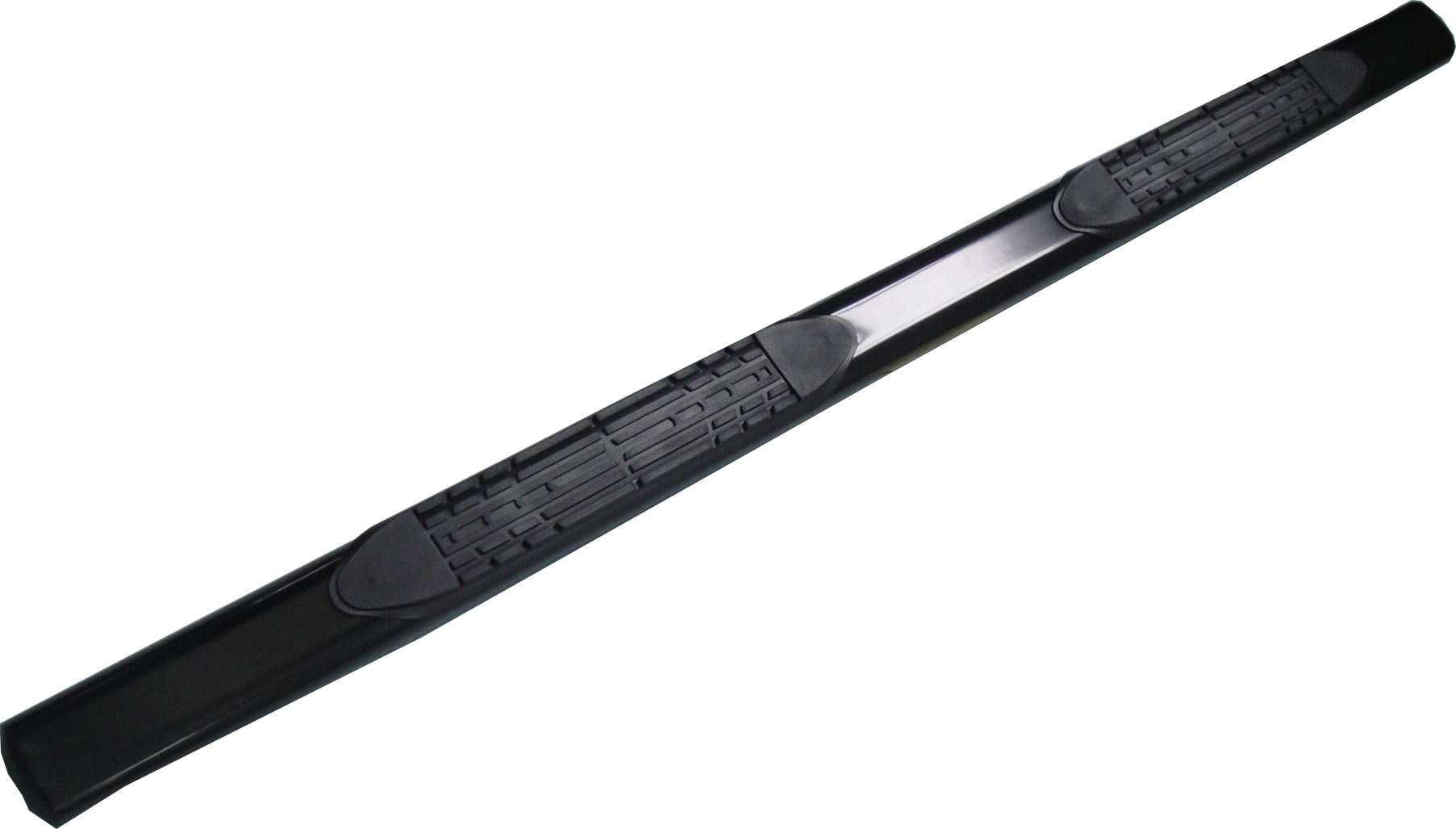 4 Inch Oval Straight Powder Coated Black Mild Steel Rocker Panel Mount 2950522053 - 616 Auto Parts