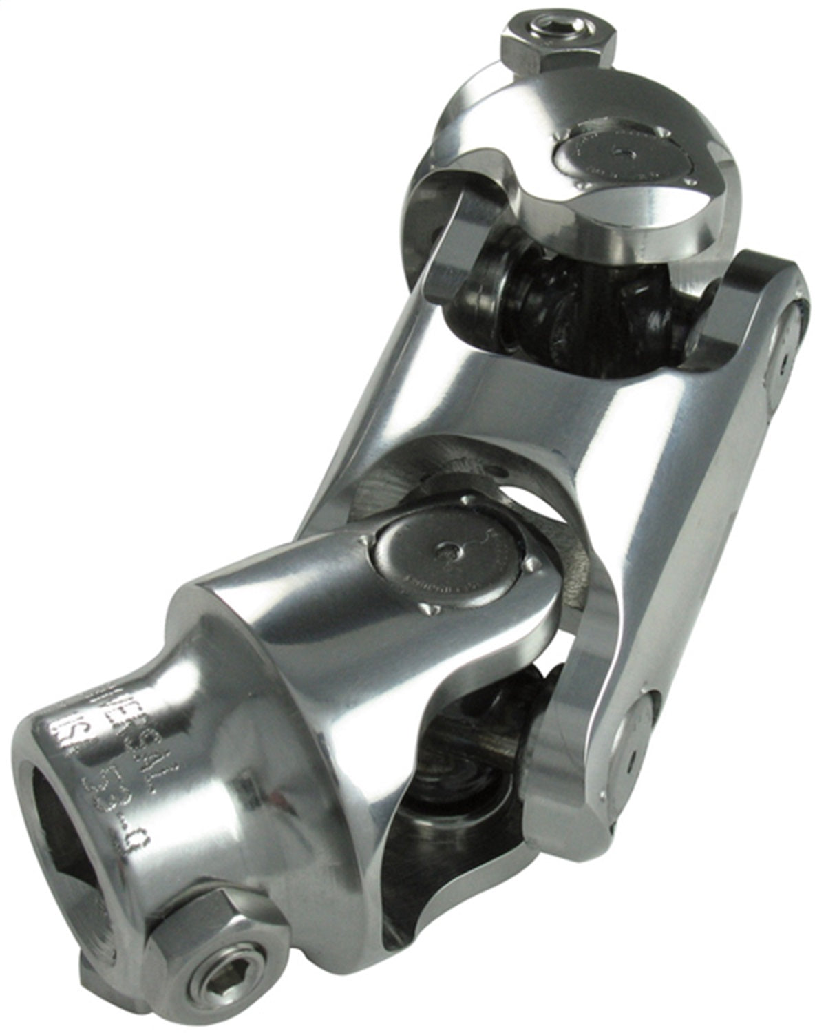 Steering U-Joint; Double; Polished Stainless; 3/4-36 X 3/4DD 143449 - 616 Auto Parts