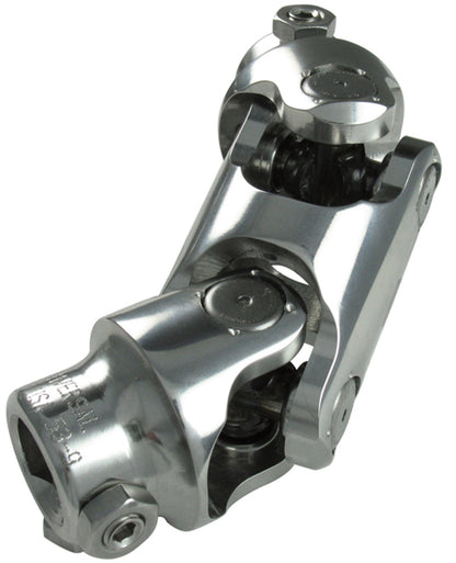 Steering U-Joint; Double; Polished Stainless; 3/4-36 X 3/4DD 143449 - 616 Auto Parts