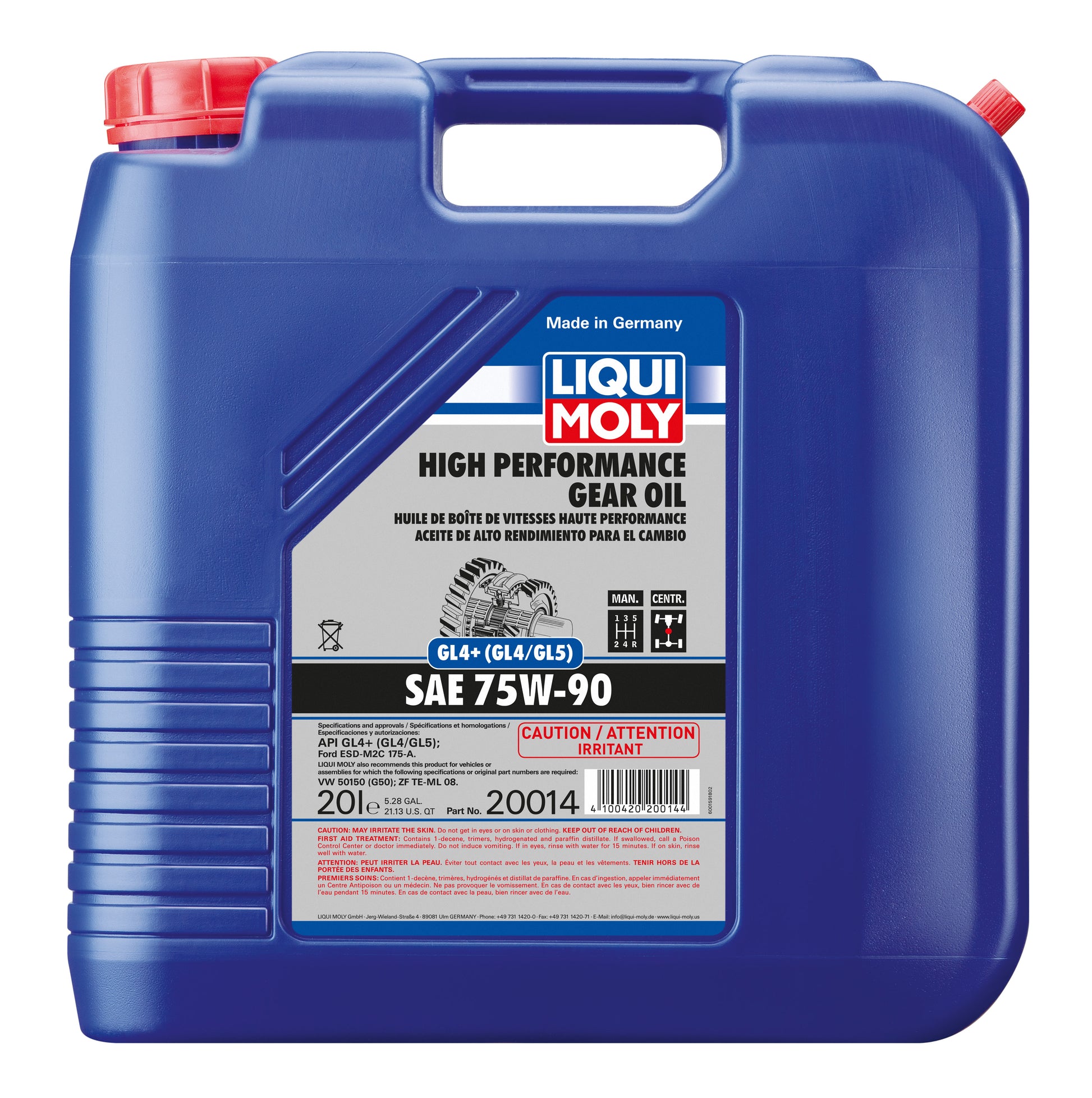 LIQUI MOLY Gear Oil - 20014 - 616 Auto Parts