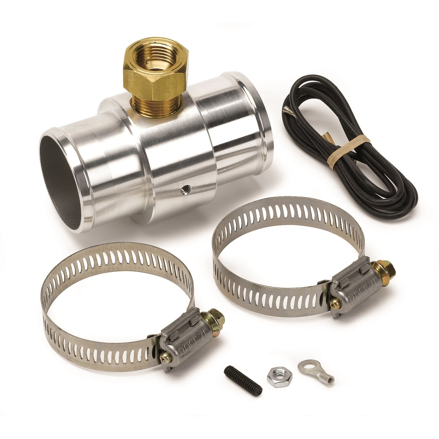FITTING, ADAPTER, RADIATOR HOSE, 1.5", 3/8" NPTF FEMALE, ALUMINUM - 616 Auto Parts