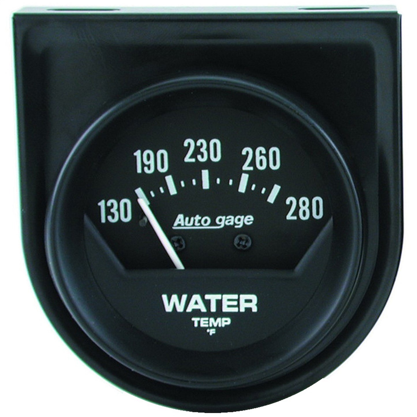 GAUGE CONSOLE, WATER TEMP, 2", 280?F, MECH, SHORT SWEEP, BLACK, AUTOGAGE - 616 Auto Parts