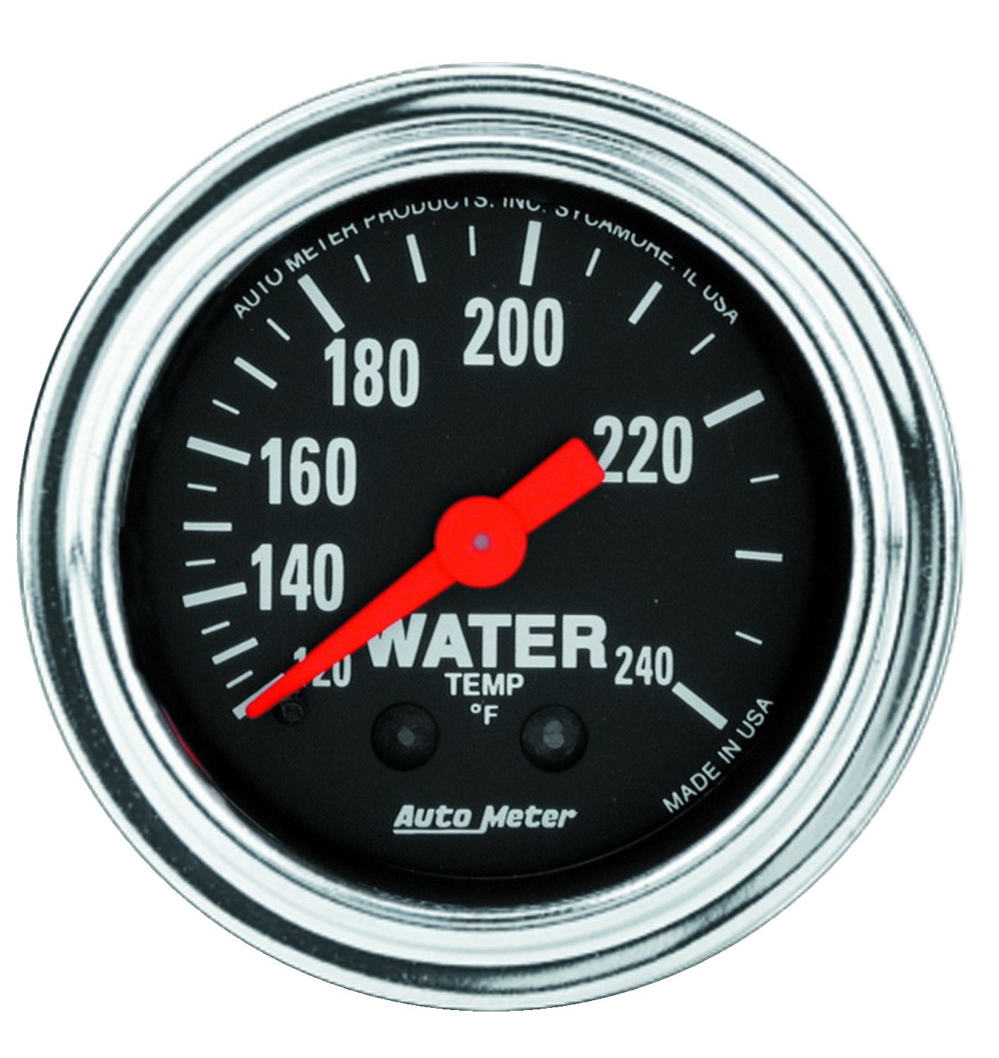 Traditional incandescent lighting illuminates around the perimeter of the dial - 616 Auto Parts