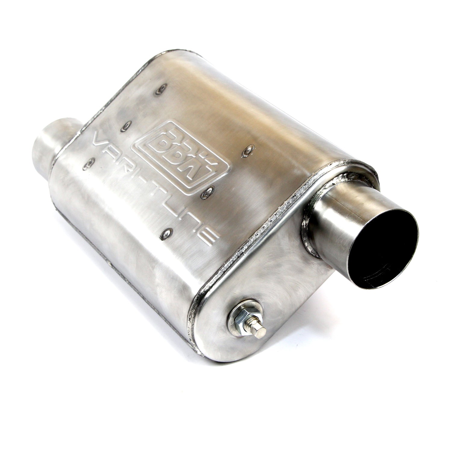 UNIVERSAL 3 Inch VARITUNE ADJUSTABLE MUFFLER DOUBLE OFFSET (439 STAINLESS). 31035 - 616 Auto Parts