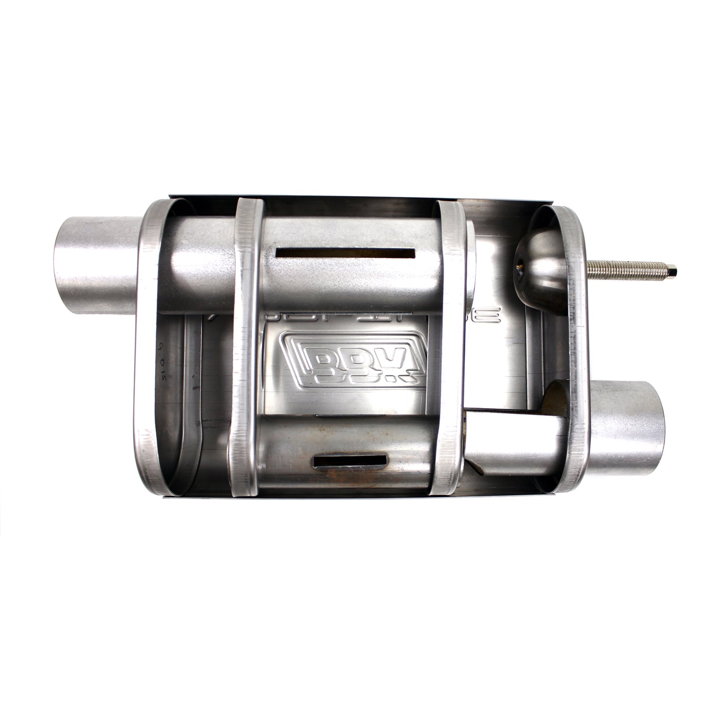 UNIVERSAL 3 Inch VARITUNE ADJUSTABLE MUFFLER DOUBLE OFFSET (439 STAINLESS). 31035 - 616 Auto Parts
