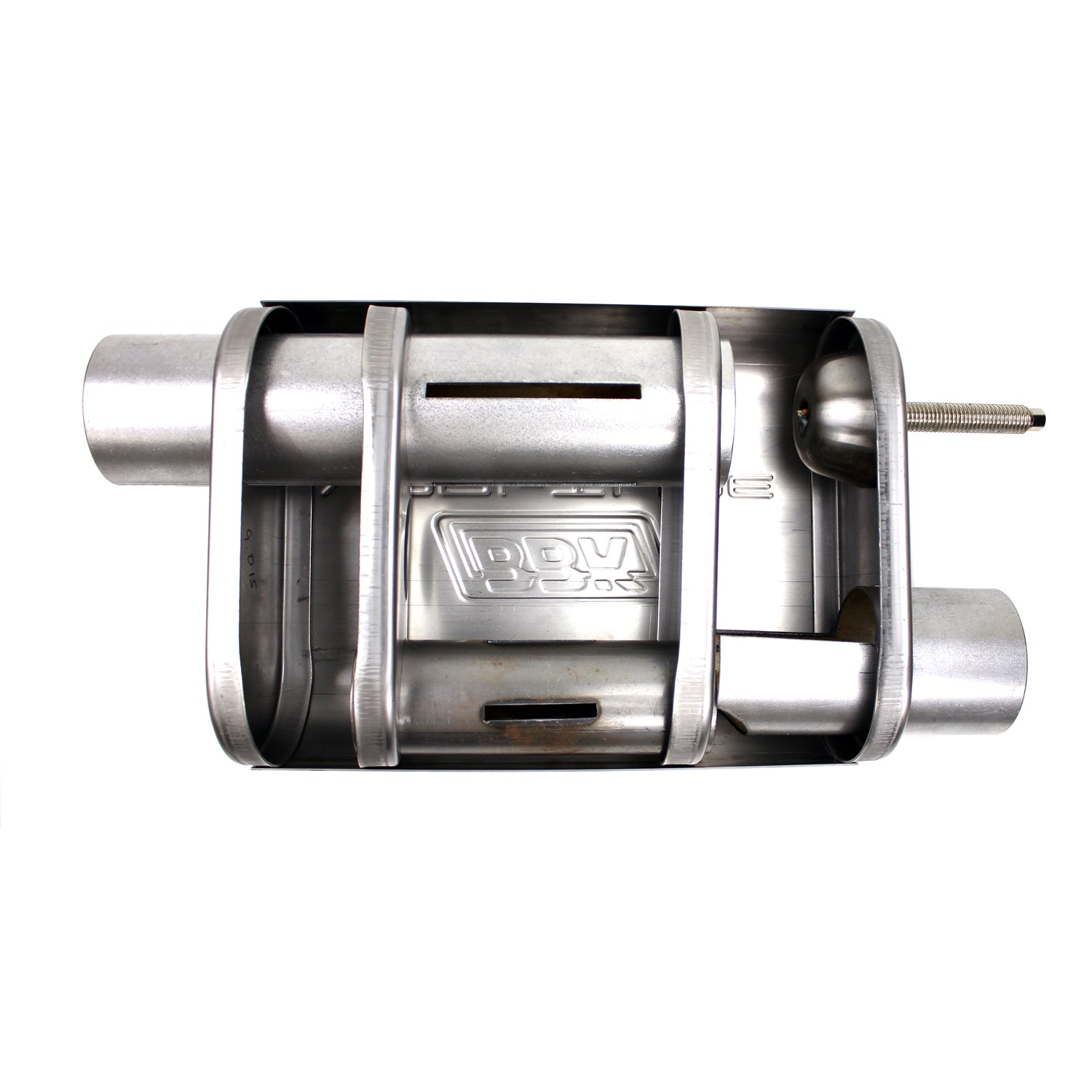 UNIVERSAL 3 Inch VARITUNE ADJUSTABLE MUFFLER DOUBLE OFFSET (439 STAINLESS). 31035 - 616 Auto Parts