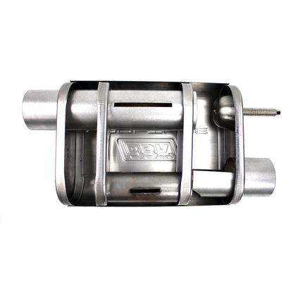 UNIVERSAL 3 Inch VARITUNE ADJUSTABLE MUFFLER DOUBLE OFFSET (439 STAINLESS). 31035 - 616 Auto Parts