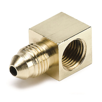 FITTING, ADAPTER, 90?, 1/8" NPTF FEMALE TO -3AN MALE, BRASS - 616 Auto Parts