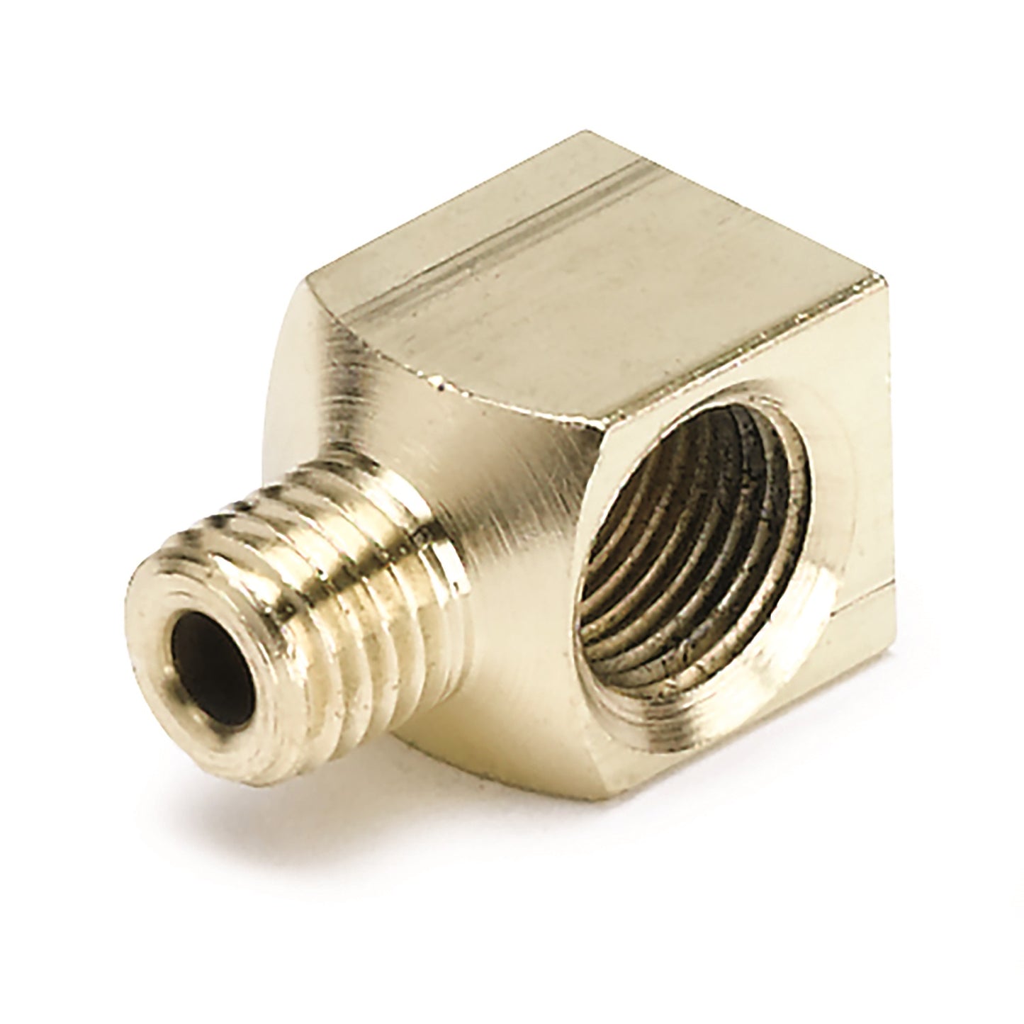 FITTING, ADAPTER, 90?, 1/8" NPTF FEMALE TO 1/8" COMPRESSION MALE, BRASS - 616 Auto Parts