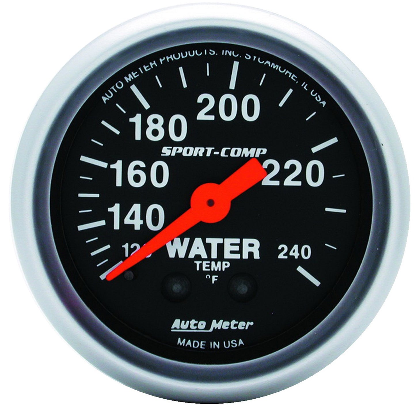 Traditional incandescent lighting illuminates around the perimeter of the dial - 616 Auto Parts