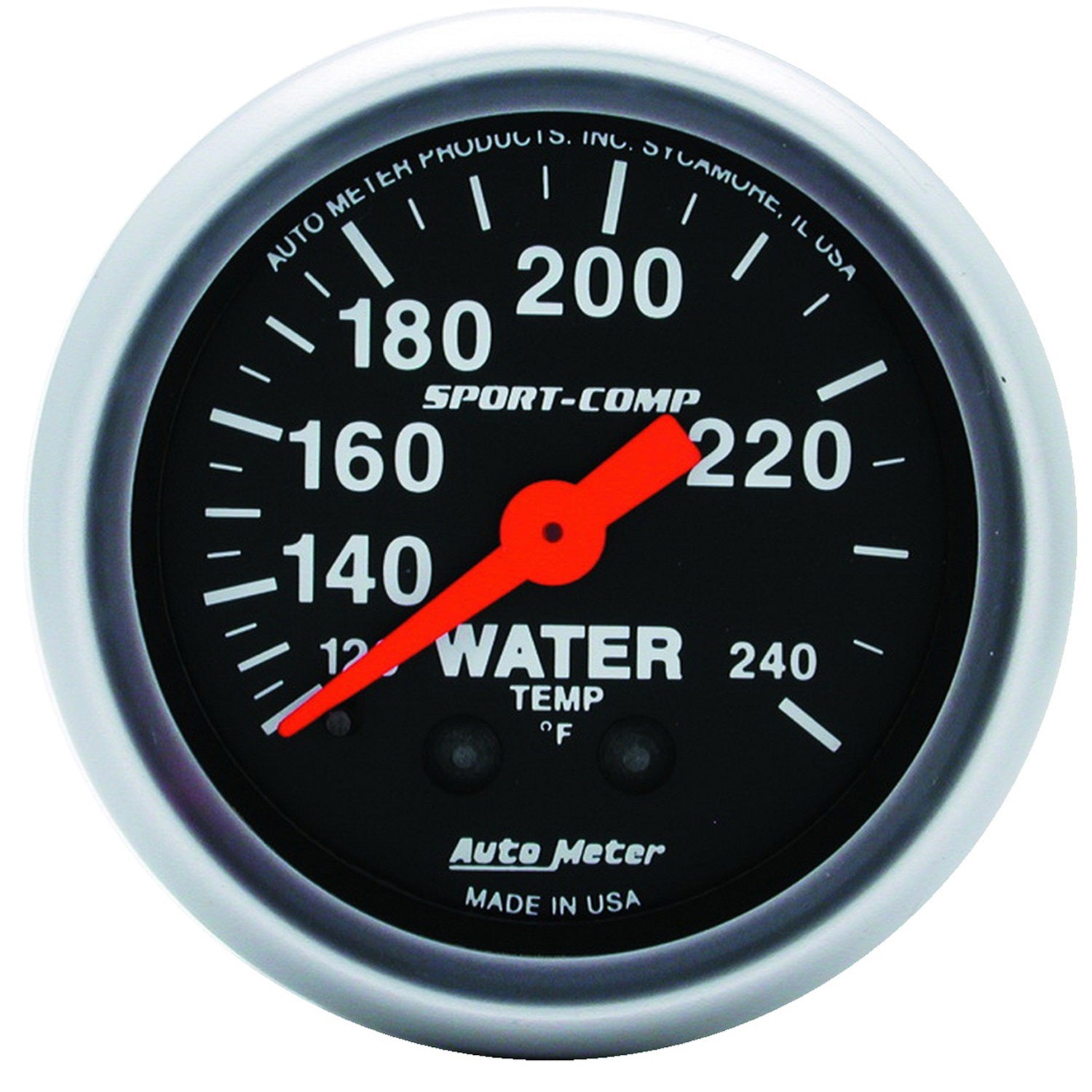 Traditional incandescent lighting illuminates around the perimeter of the dial - 616 Auto Parts
