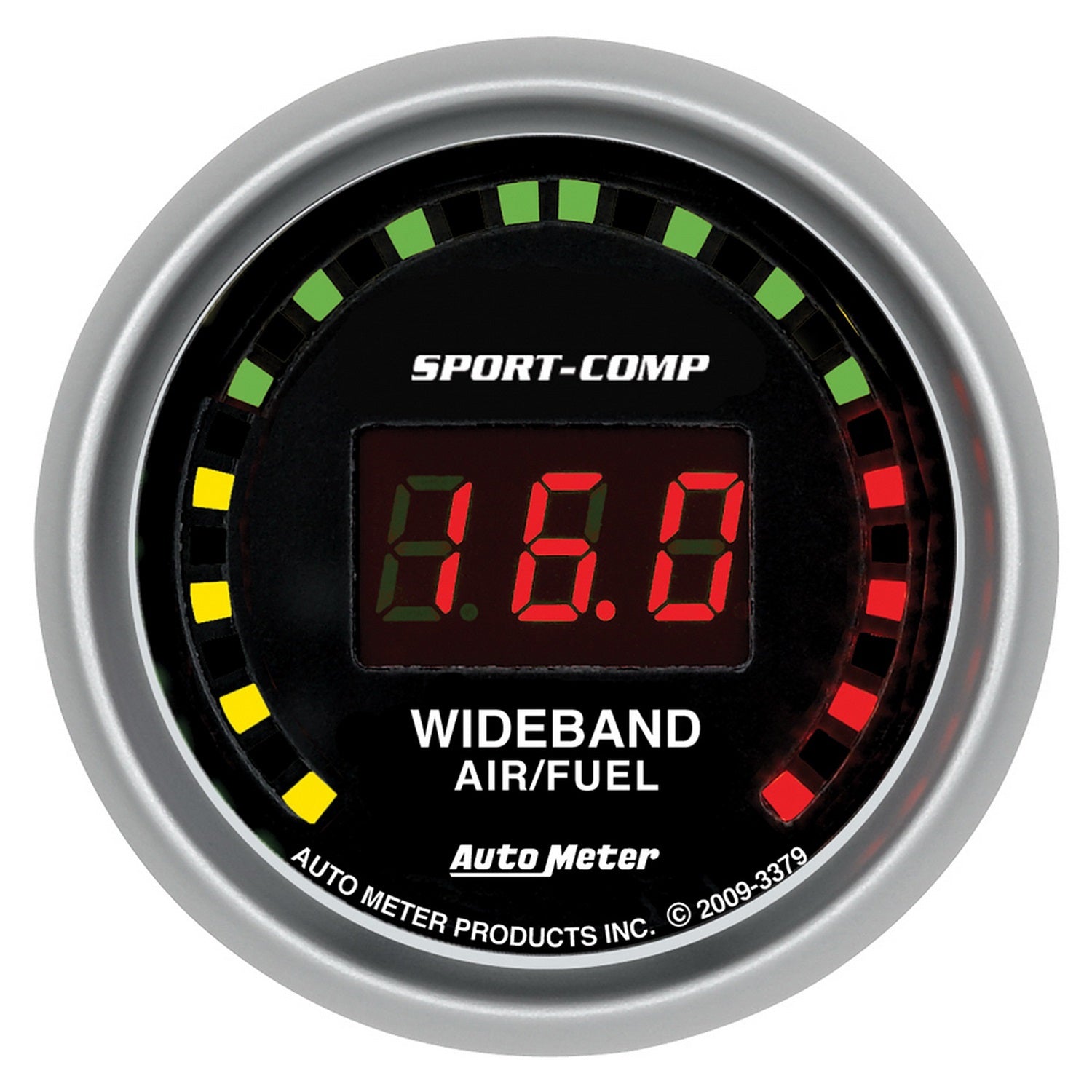 GAUGE, AIR/FUEL RATIO-WIDEBAND, STREET, 2 1/16", 10:1-17:1, DIGITAL, SPORT-COMP - 616 Auto Parts