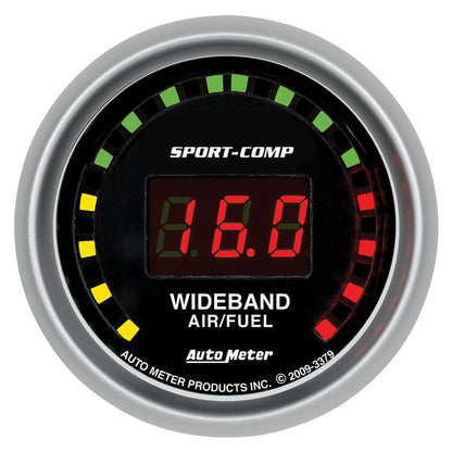GAUGE, AIR/FUEL RATIO-WIDEBAND, STREET, 2 1/16", 10:1-17:1, DIGITAL, SPORT-COMP - 616 Auto Parts