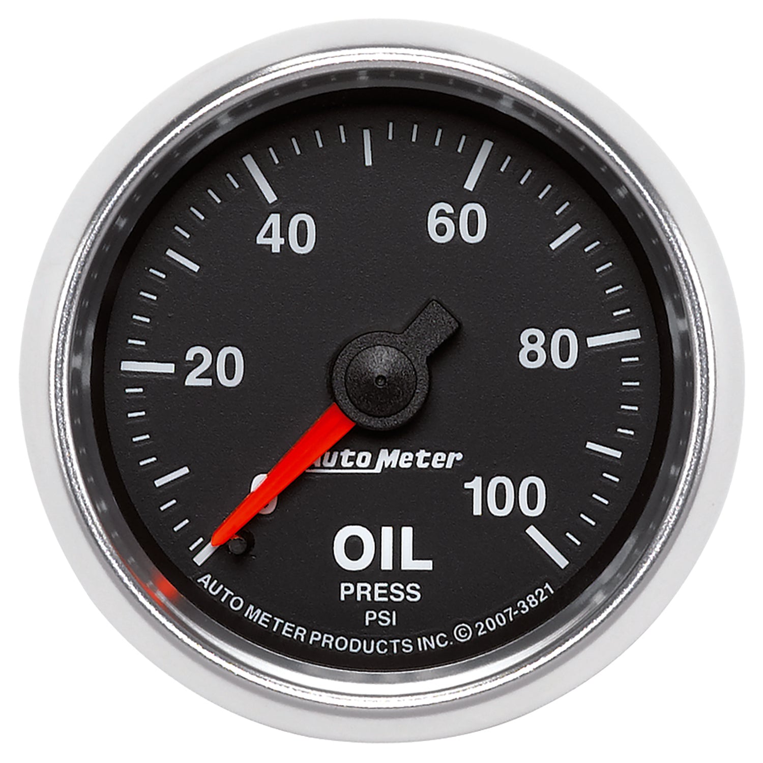 GAUGE, OIL PRESSURE, 2 1/16", 100PSI, MECHANICAL, GS - 616 Auto Parts