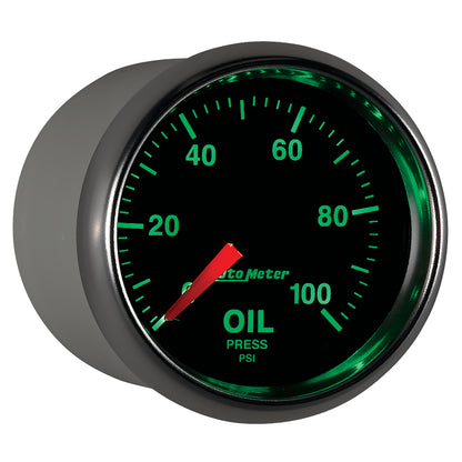 GAUGE, OIL PRESSURE, 2 1/16", 100PSI, MECHANICAL, GS - 616 Auto Parts