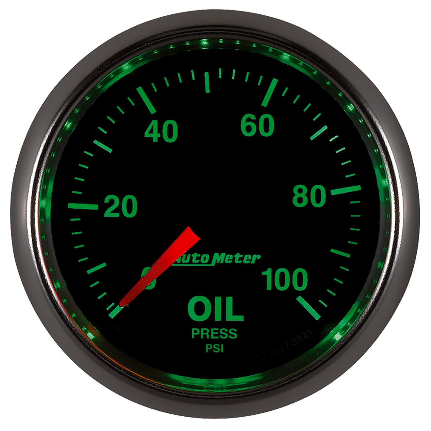 GAUGE, OIL PRESSURE, 2 1/16", 100PSI, MECHANICAL, GS - 616 Auto Parts