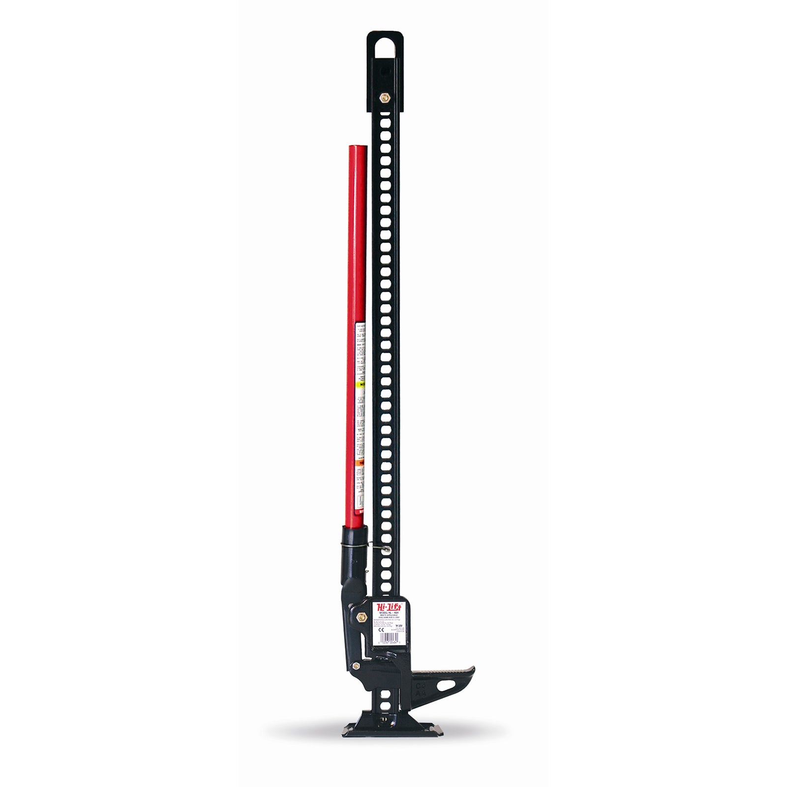 48 in Cast & Steel Model, 7000 lb. Capacity. Black Jack with a Red Handle. - 616 Auto Parts