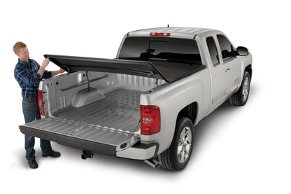 Soft Tri-Fold Non-Lockable Black Vinyl With Aluminum Rails TFX2004 - 616 Auto Parts