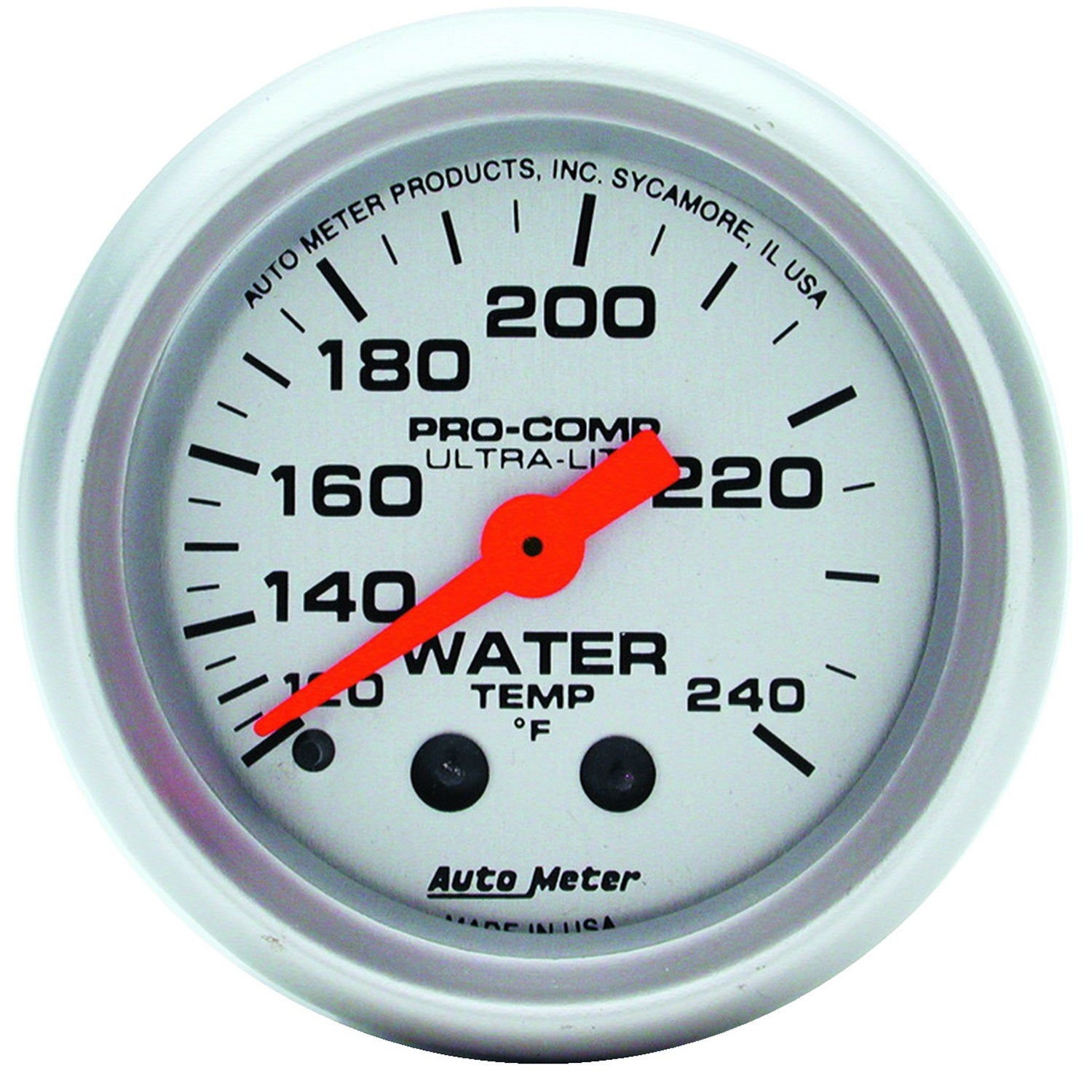 Traditional incandescent lighting illuminates around the perimeter of the dial - 616 Auto Parts