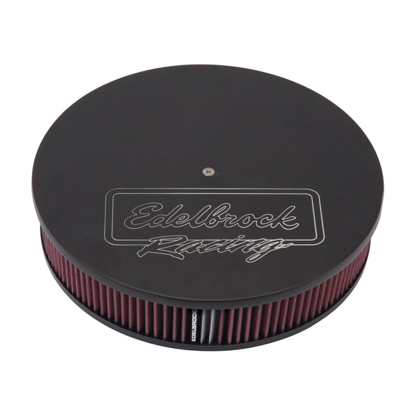 Victor Series Round Air Cleaner, 14" diameter with 3" element, Black Finish-41613 - 616 Auto Parts
