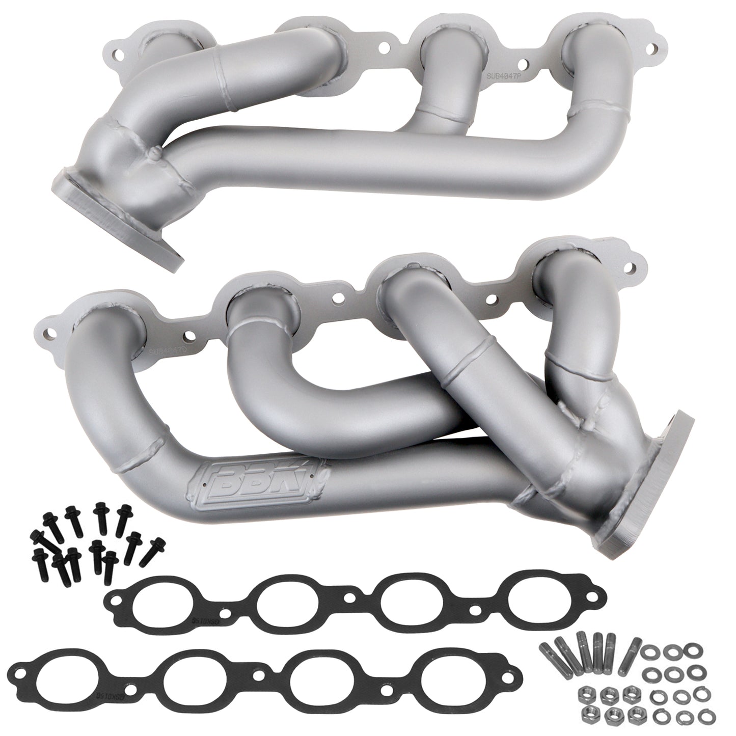 2014-2018 Chevy GM Truck 5.3L 6.2L 1-3/4 Shorty Headers (TITANIUM CERAMIC) 4047 - 616 Auto Parts