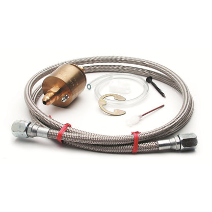 FUELP ISOLATOR KIT, FOR 100PSI GA, BRASS, INCL. 4FT. #4 BRAIDED STAINLESS LINE - 616 Auto Parts