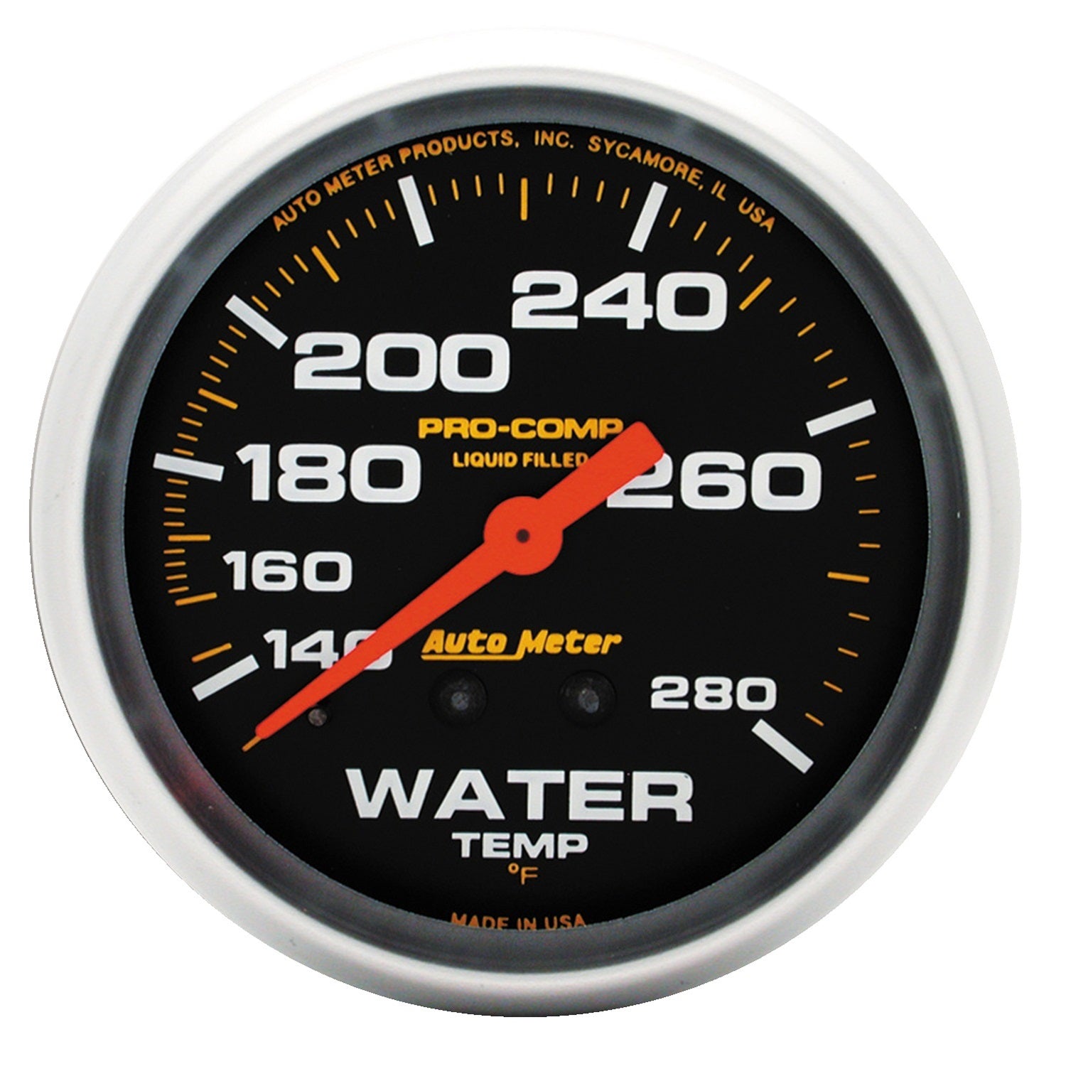 Traditional incandescent lighting illuminates around the perimeter of the dial - 616 Auto Parts