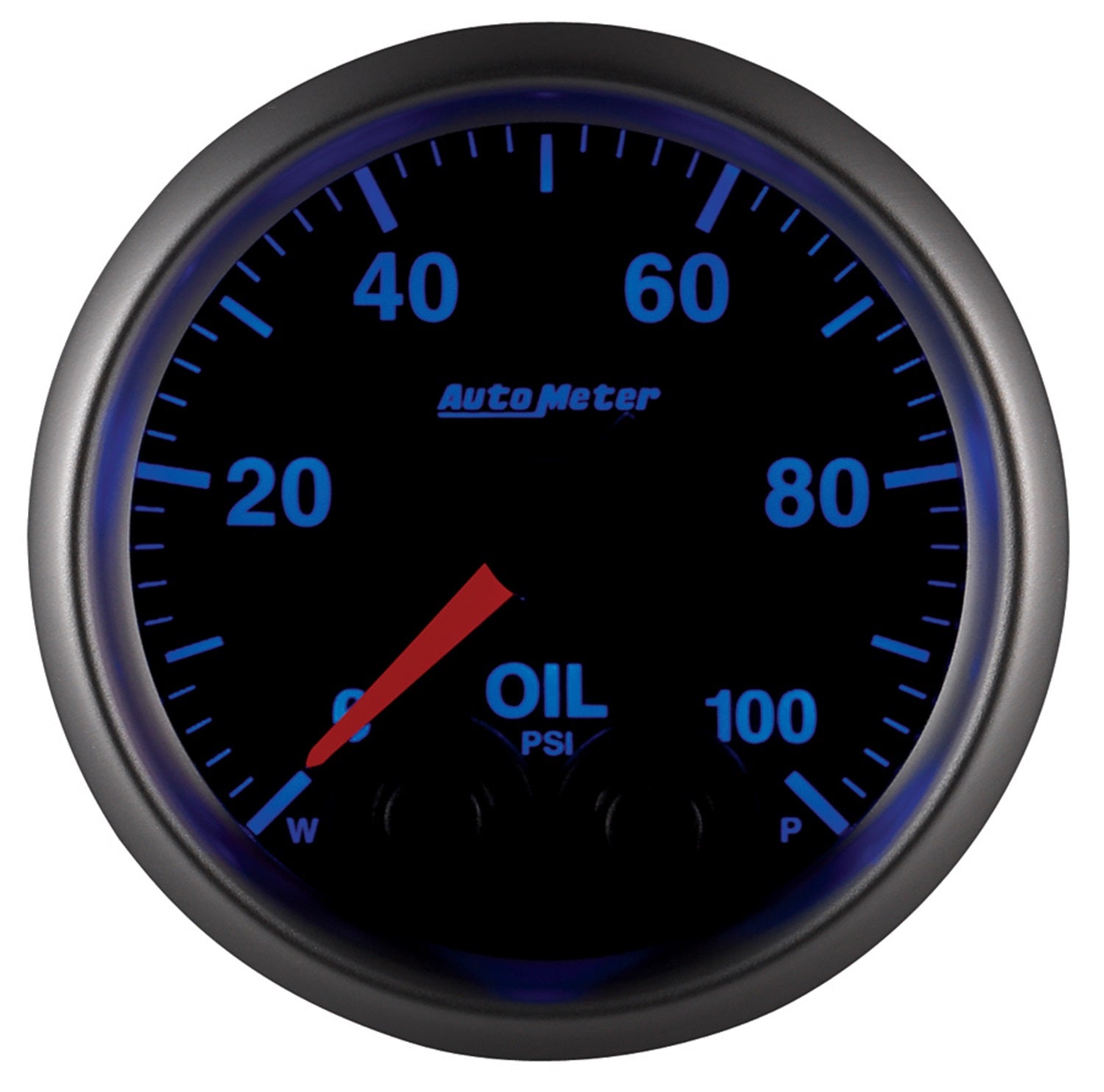 GAUGE, OIL PRESS, 2 1/16", 100PSI, STEPPER MOTOR W/PEAK & WARN, ELITE - 616 Auto Parts