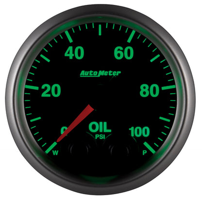 GAUGE, OIL PRESS, 2 1/16", 100PSI, STEPPER MOTOR W/PEAK & WARN, ELITE - 616 Auto Parts
