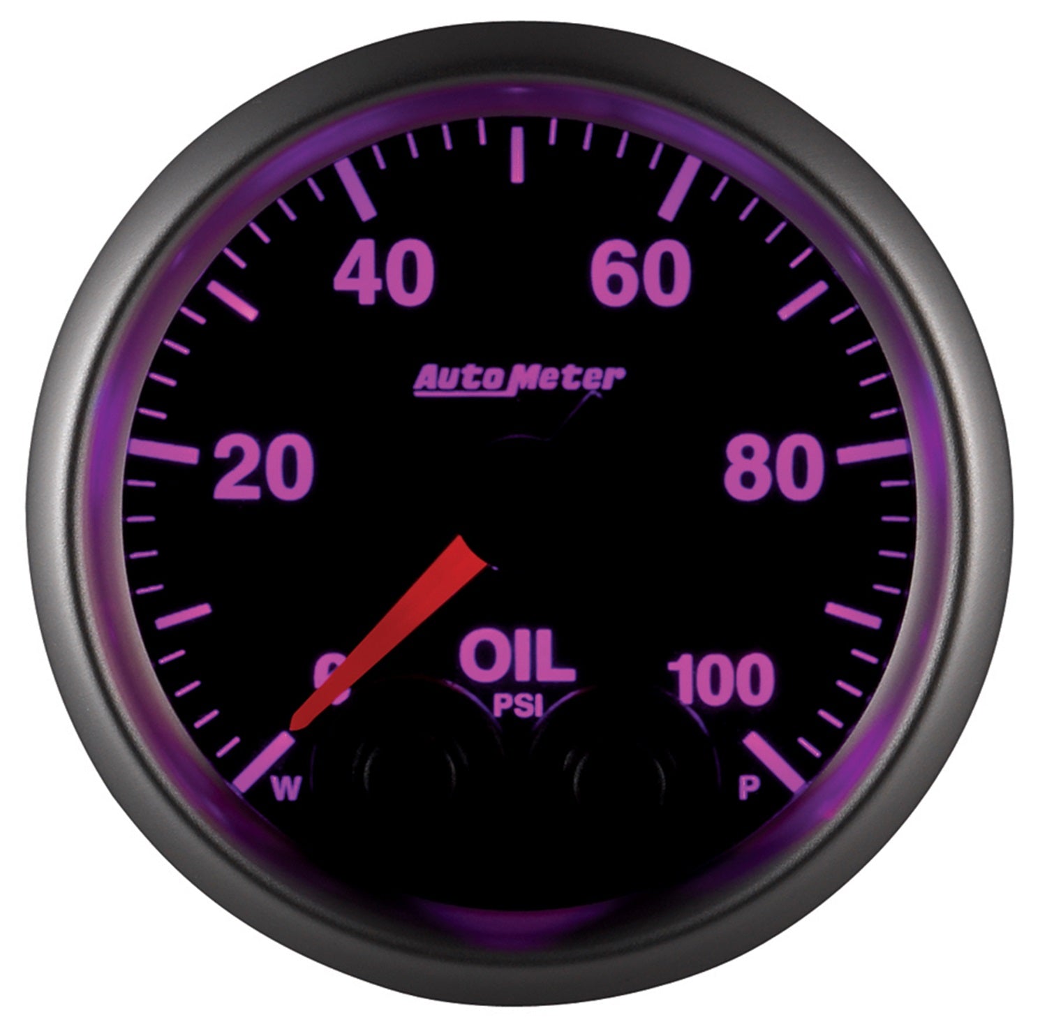 GAUGE, OIL PRESS, 2 1/16", 100PSI, STEPPER MOTOR W/PEAK & WARN, ELITE - 616 Auto Parts