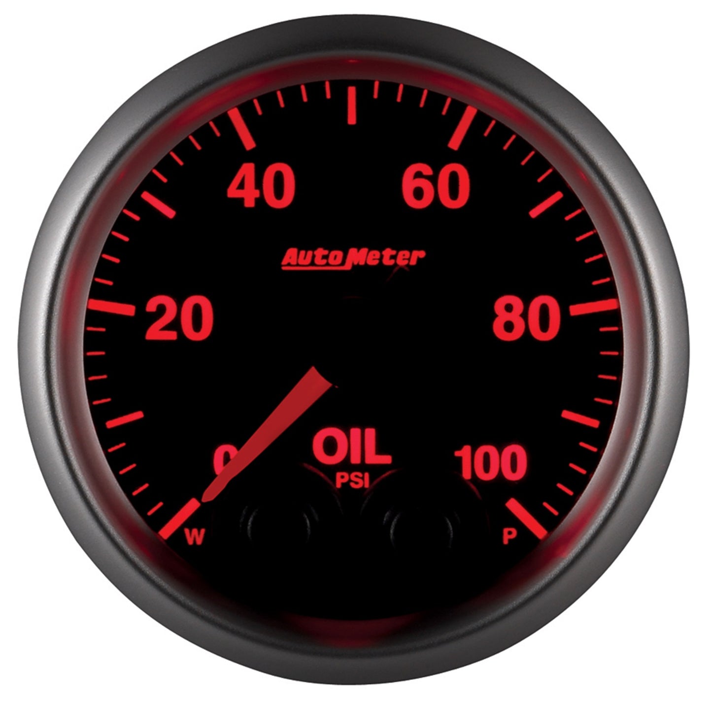 GAUGE, OIL PRESS, 2 1/16", 100PSI, STEPPER MOTOR W/PEAK & WARN, ELITE - 616 Auto Parts