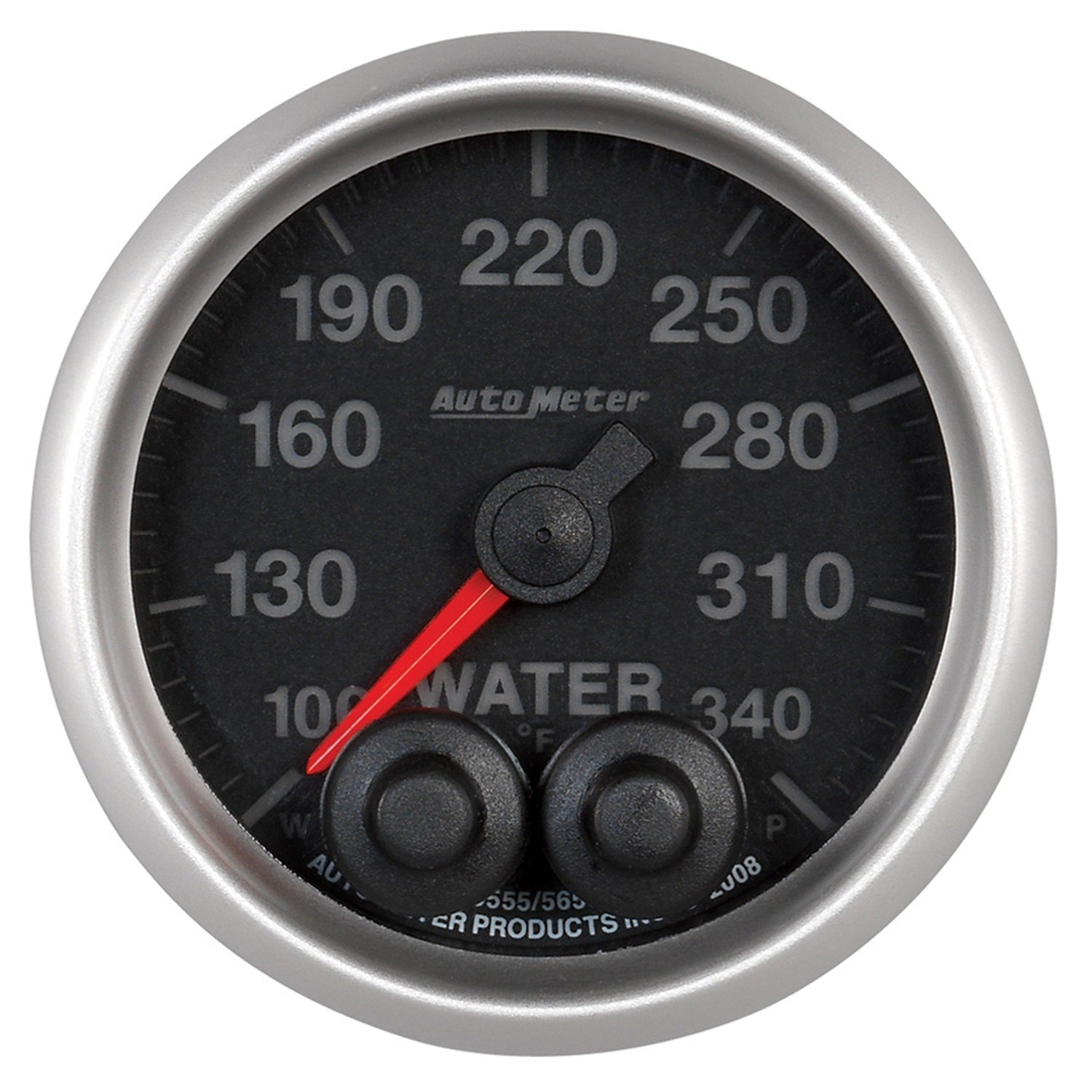 GAUGE, WATER TEMP, 2 1/16", 340?F, STEPPER MOTOR W/PEAK & WARN, ELITE - 616 Auto Parts