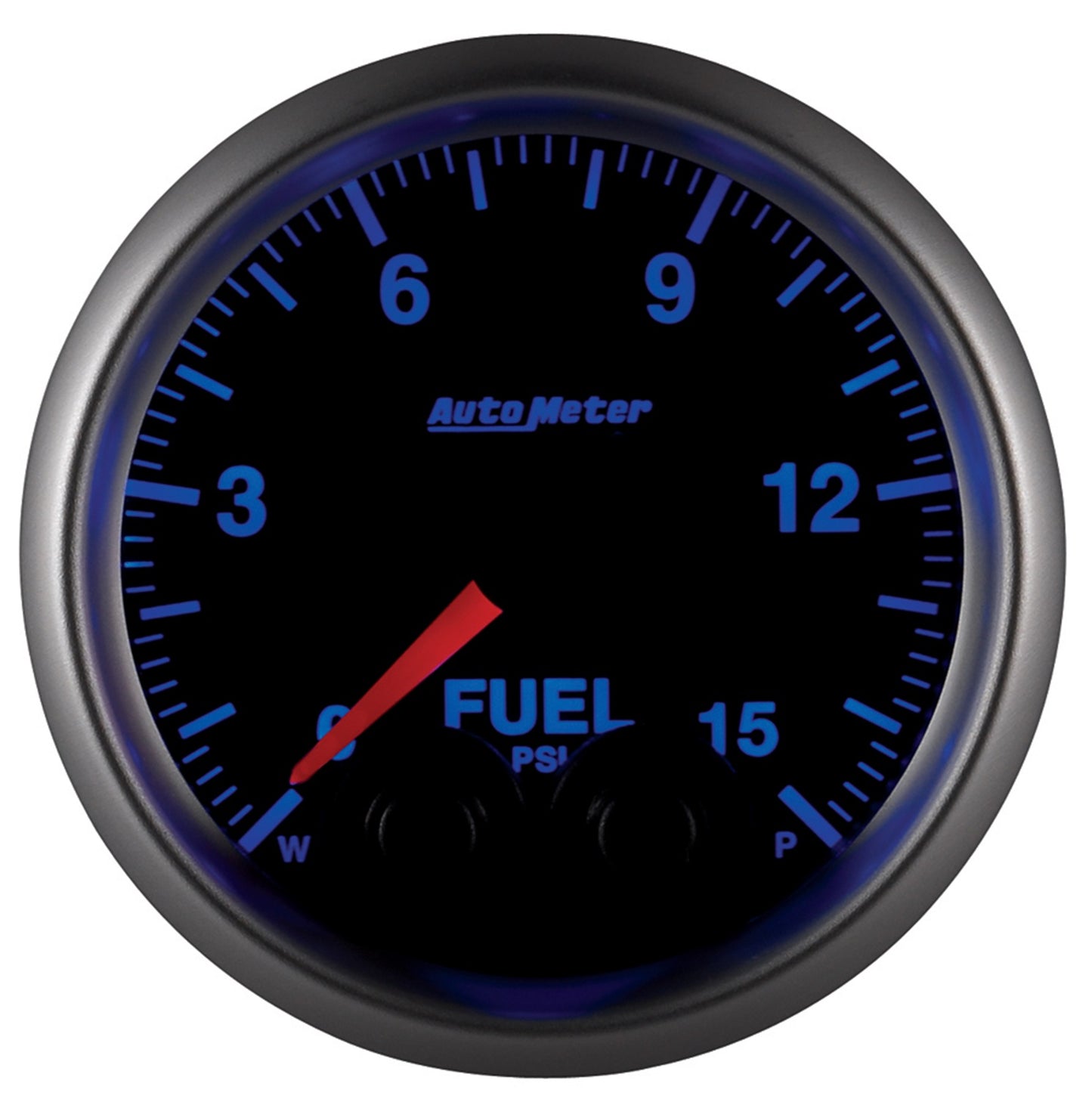 GAUGE, FUEL PRESS, 2 1/16", 15PSI, STEPPER MOTOR W/PEAK & WARN, ELITE - 616 Auto Parts