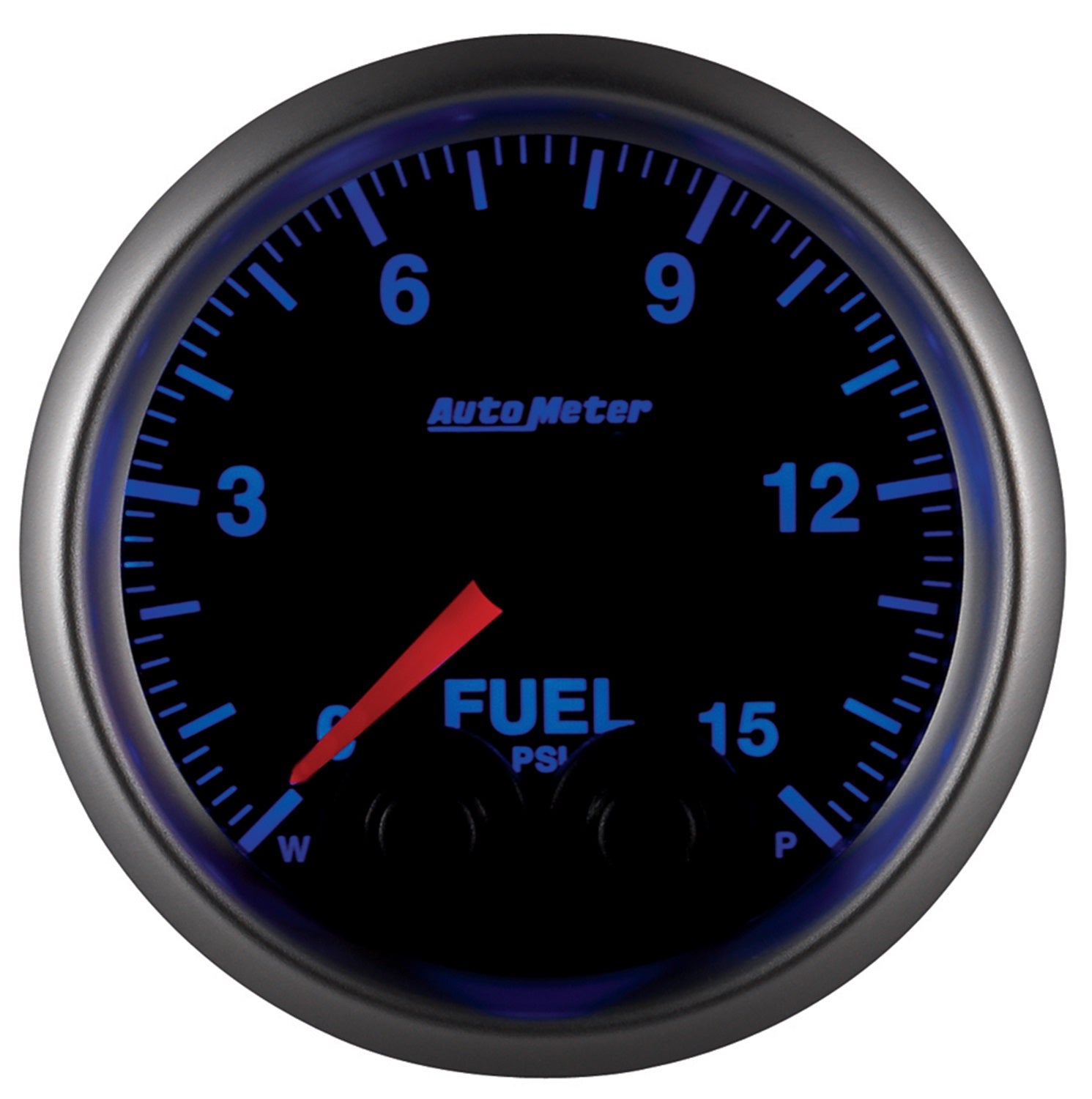 GAUGE, FUEL PRESS, 2 1/16", 15PSI, STEPPER MOTOR W/PEAK & WARN, ELITE - 616 Auto Parts