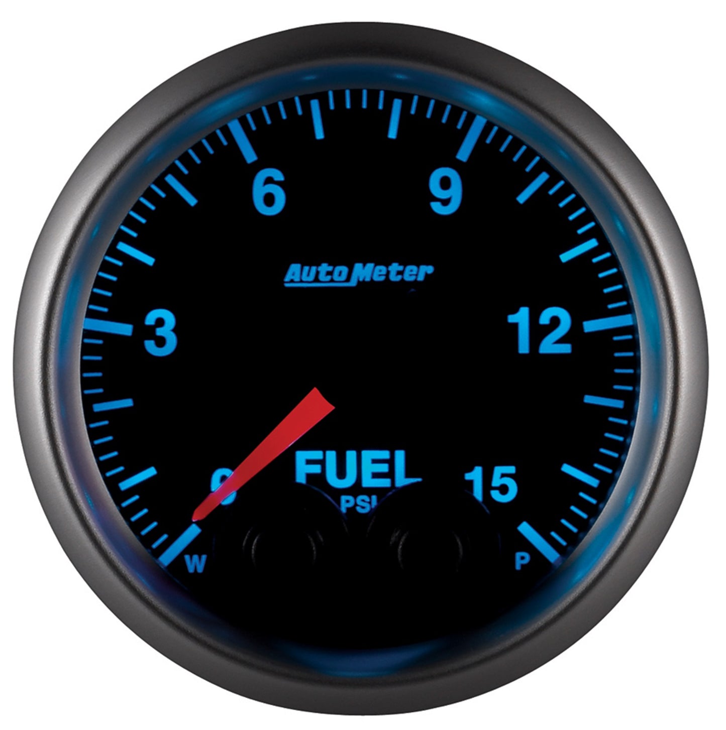GAUGE, FUEL PRESS, 2 1/16", 15PSI, STEPPER MOTOR W/PEAK & WARN, ELITE - 616 Auto Parts