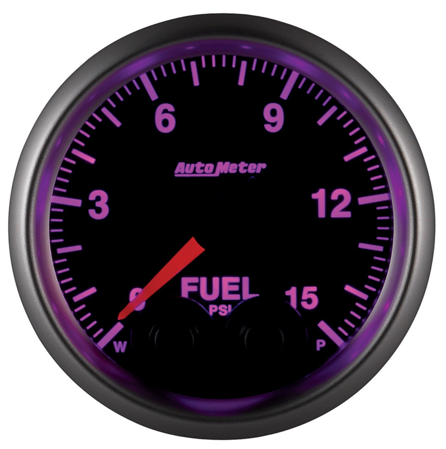GAUGE, FUEL PRESS, 2 1/16", 15PSI, STEPPER MOTOR W/PEAK & WARN, ELITE - 616 Auto Parts