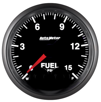 GAUGE, FUEL PRESS, 2 1/16", 15PSI, STEPPER MOTOR W/PEAK & WARN, ELITE - 616 Auto Parts