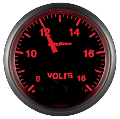GAUGE, VOLTMETER, 2 1/16", 18V, DIGITAL STEPPER MOTOR W/PEAK & WARN, ELITE - 616 Auto Parts