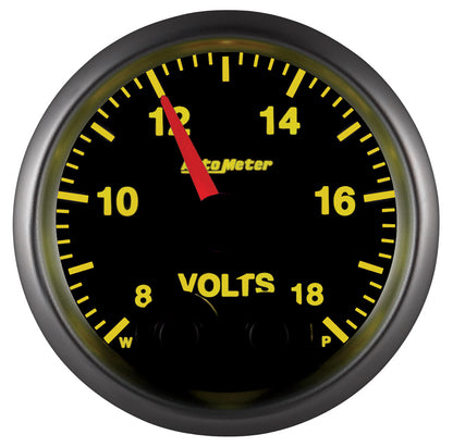 GAUGE, VOLTMETER, 2 1/16", 18V, DIGITAL STEPPER MOTOR W/PEAK & WARN, ELITE - 616 Auto Parts