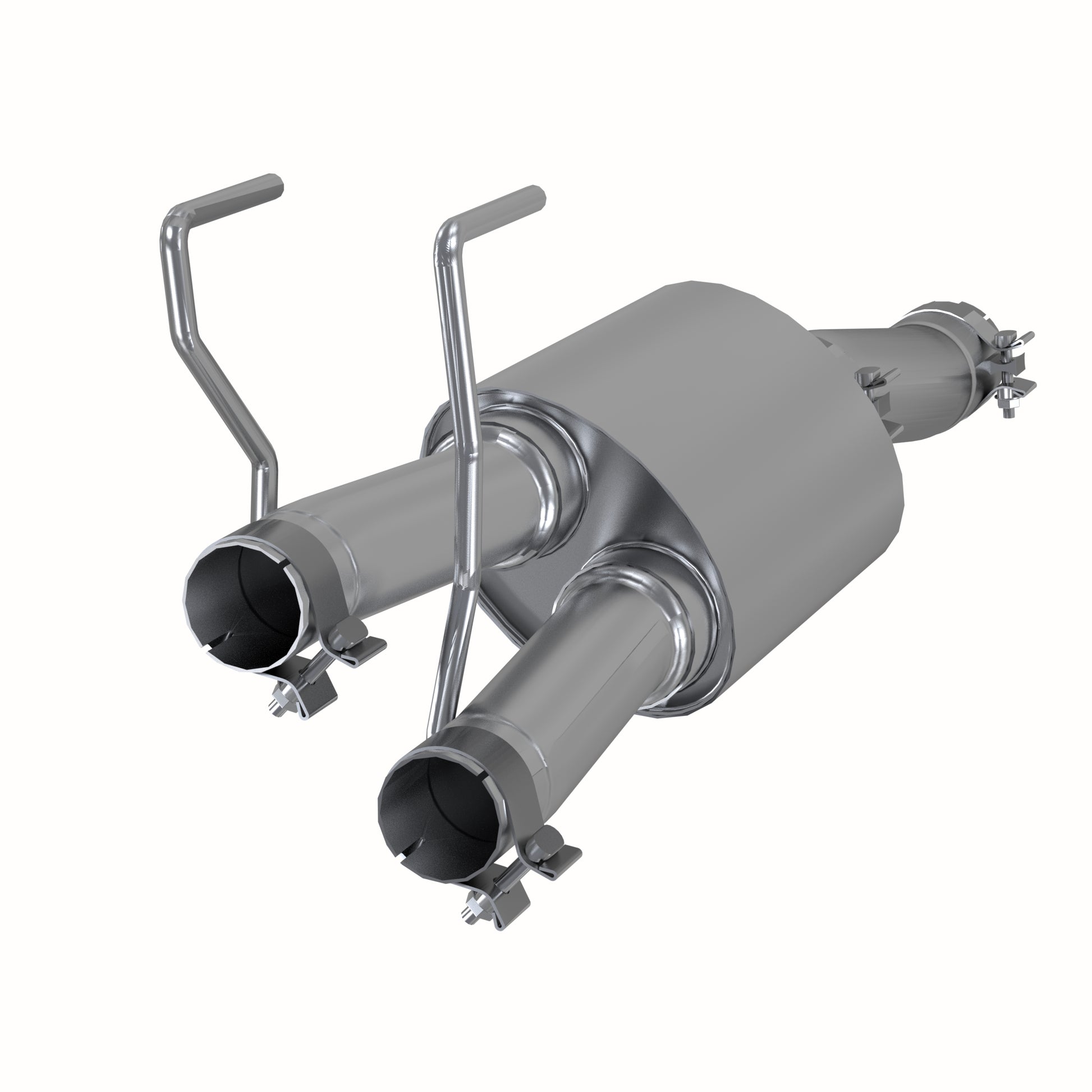 3in. Single In. 2.25in. Dual Out. Muffler Replacement. T409 S5141409 - 616 Auto Parts