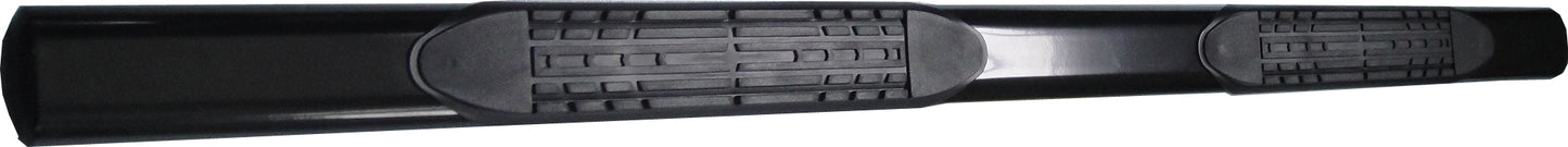 4 Inch Oval Straight Powder Coated Black Mild Steel Rocker Panel Mount 2950522053 - 616 Auto Parts