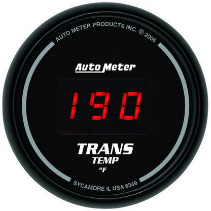 GAUGE, TRANS TEMP, 2 1/16", 340?F, DIGITAL, BLACK DIAL W/ RED LED - 616 Auto Parts