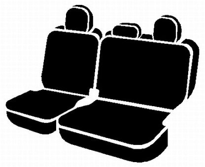 TR40 Series - Wrangler Saddleblanket Custom Fit Rear Seat Cover - Solid Black - 616 Auto Parts