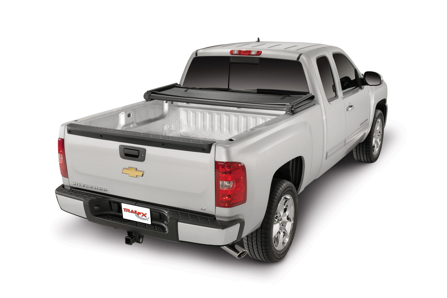 Soft Tri-Fold Non-Lockable Black Vinyl With Aluminum Rails TFX2004 - 616 Auto Parts